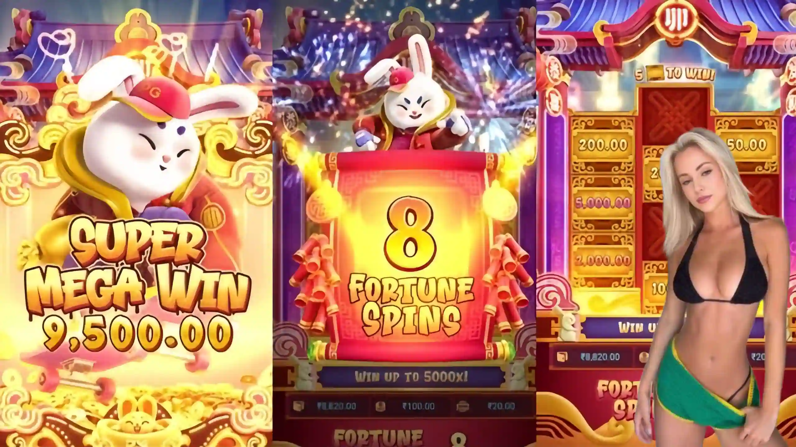 Wild Expansivo Fortune Rabbit clc777 - Coelho Dourado que Expande